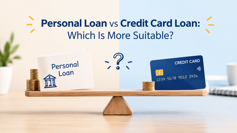Read more about the article Personal Loan vs Credit Card Loan: Which Is More Suitable?
